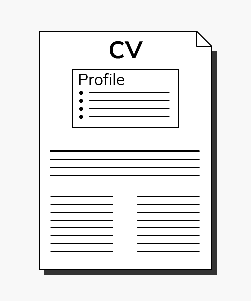 A CV on paper