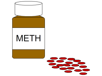 Red meth tablets